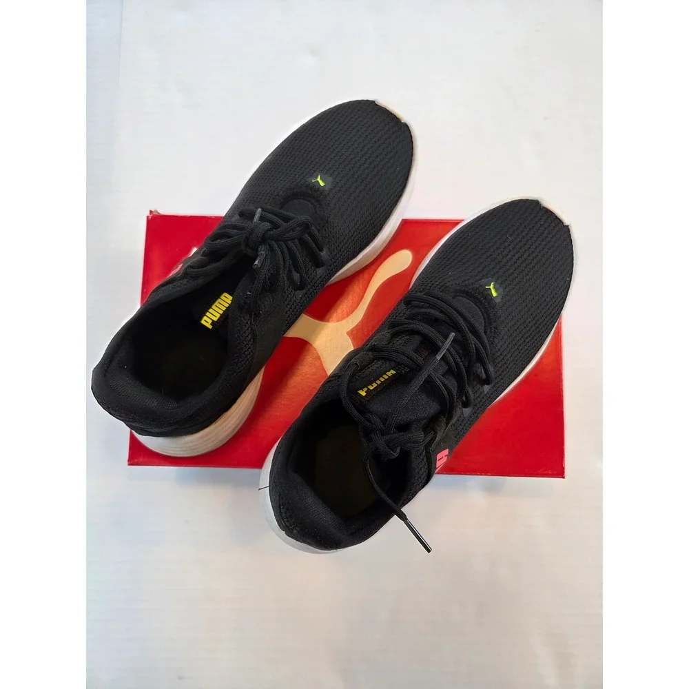 Puma Radiate XT Womens Training Shoes Black Pink Alert Gym Sneakers